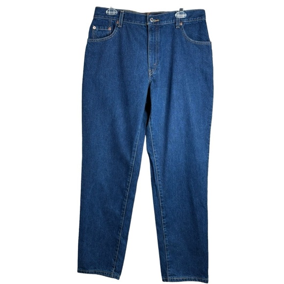 550 Relaxed Fit High Waisted Tapered Leg Women’s Jeans Size 14 Misses - Picture 5 of 11